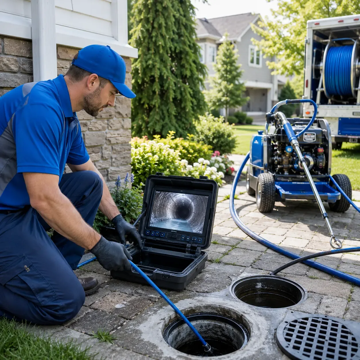 Outdoor drain cleaning professionals serving Bessie, OK